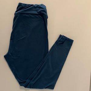 Lularoe grey blue leggings size TC2